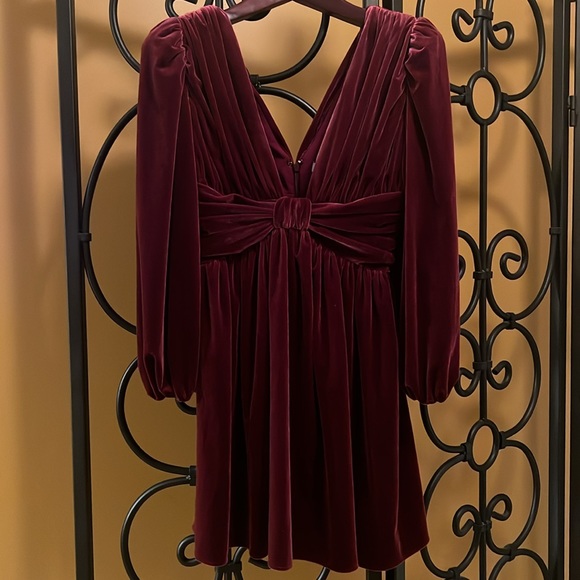 GIANNI BINI Mariah Velvet Dress